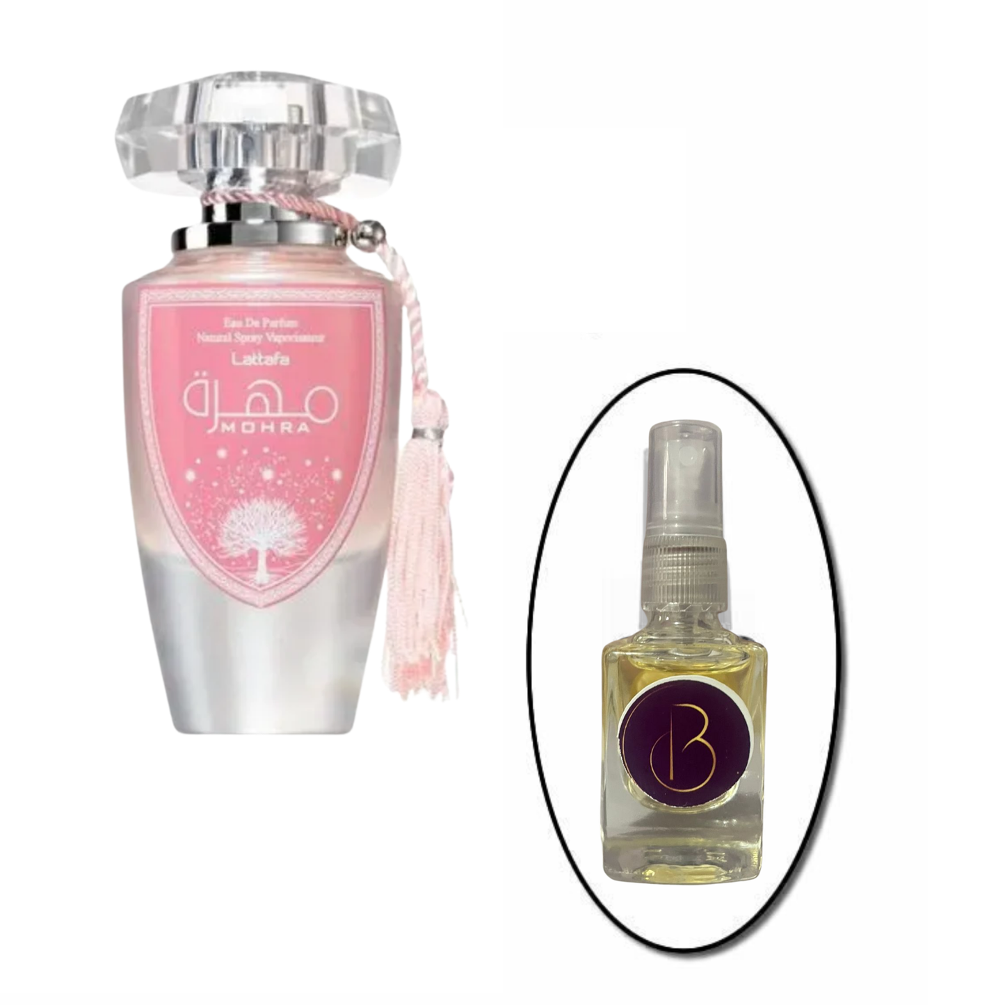 Lattafa Mohra Silky Rose Decant 10ml