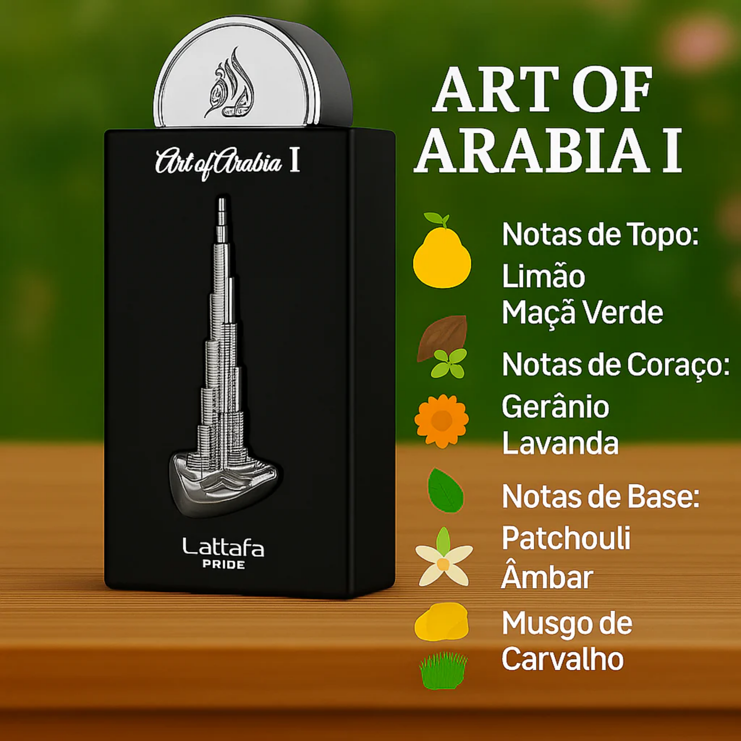 Lattafa Art Of Arabia I Eau de Parfum 100ml Masculino