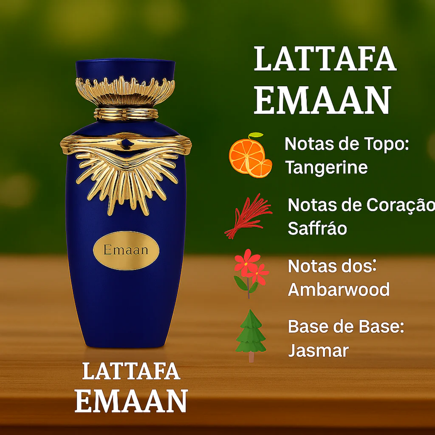 Lattafa Emaan Eau de Parfum 100ml Unissex