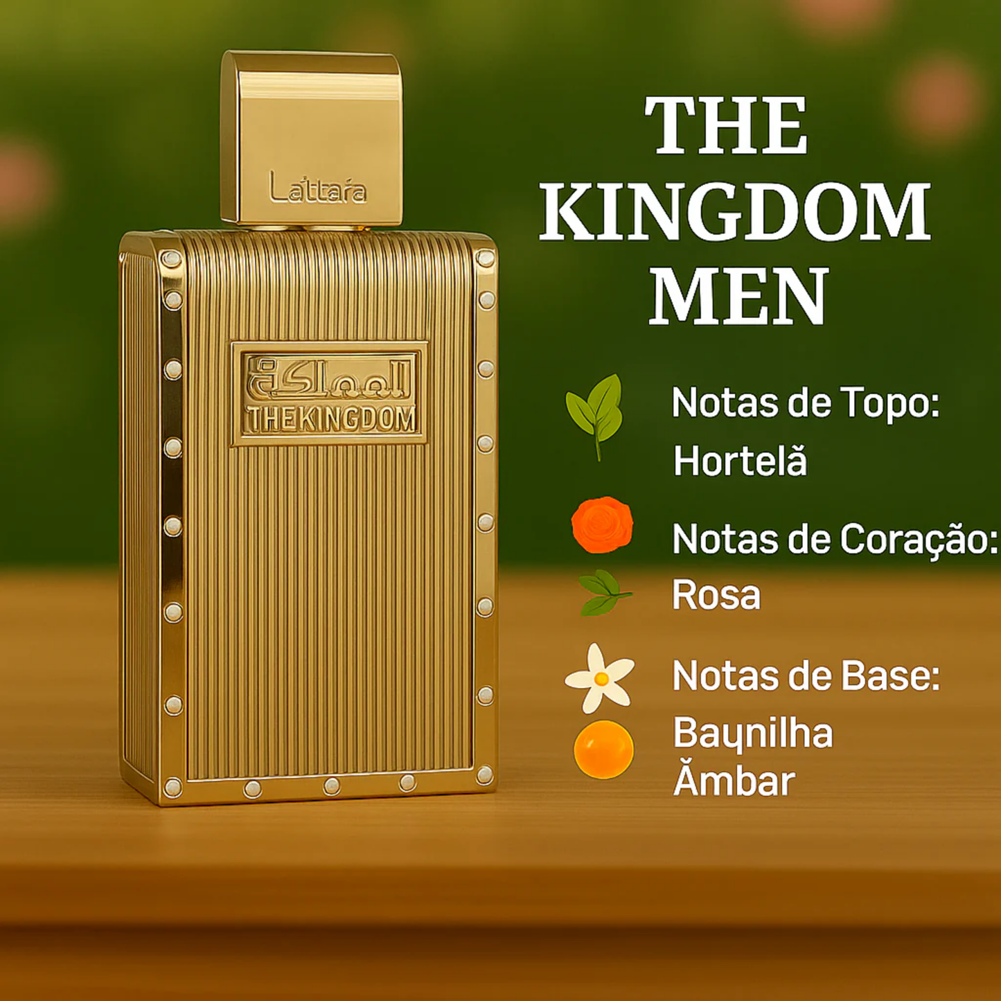 Lattafa The Kingdom Eau de Parfum 100ml Masculino