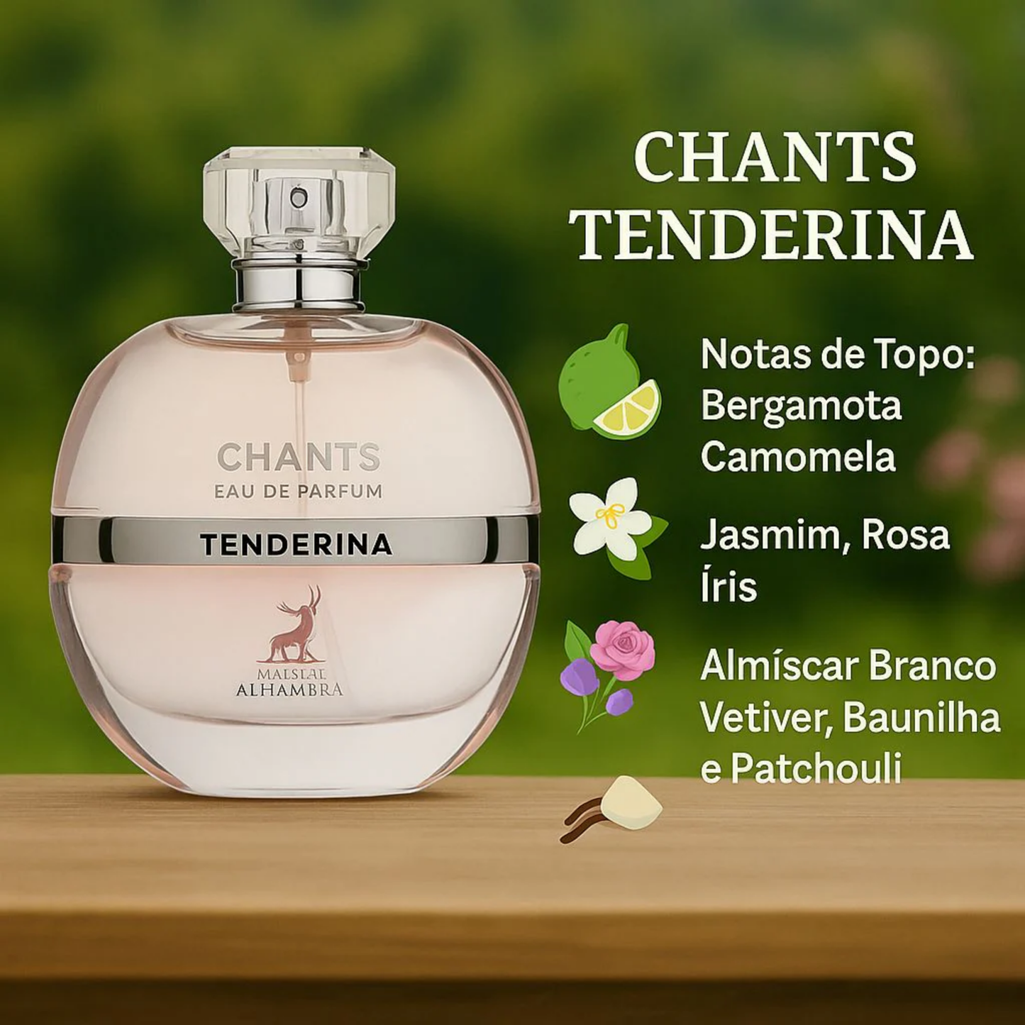 Maison Alhambra Chants Tenderina Eau de Parfum 100ml Feminino