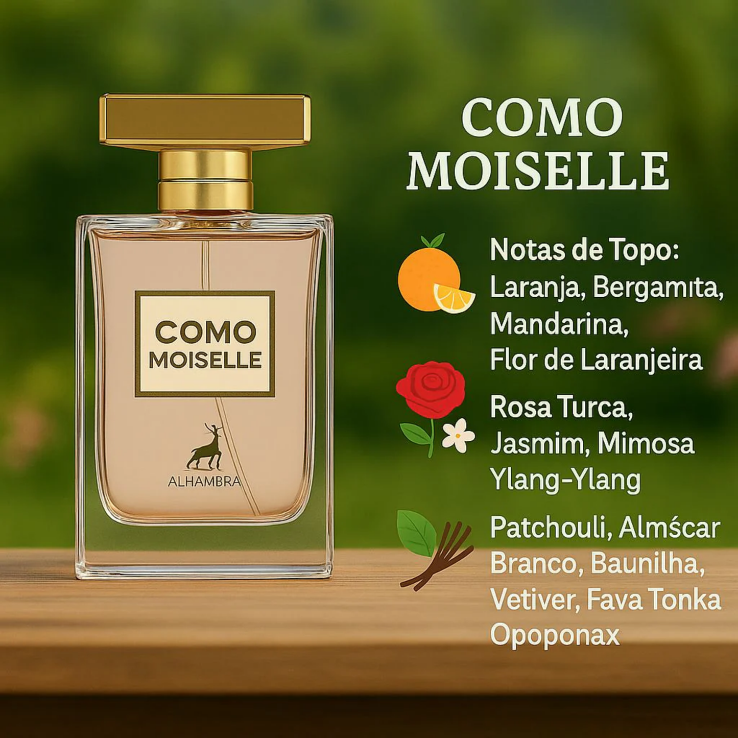 Maison Alhambra Como Moiselle Eau de Parfum 100ml Feminino