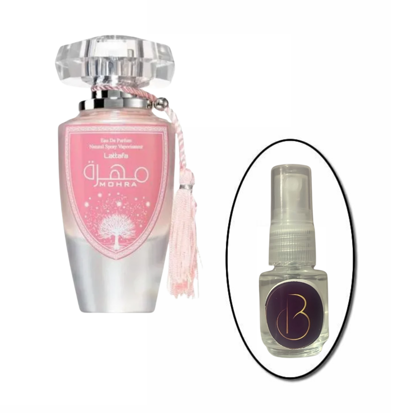 Lattafa Mohra Silky Rose Decant 5ml