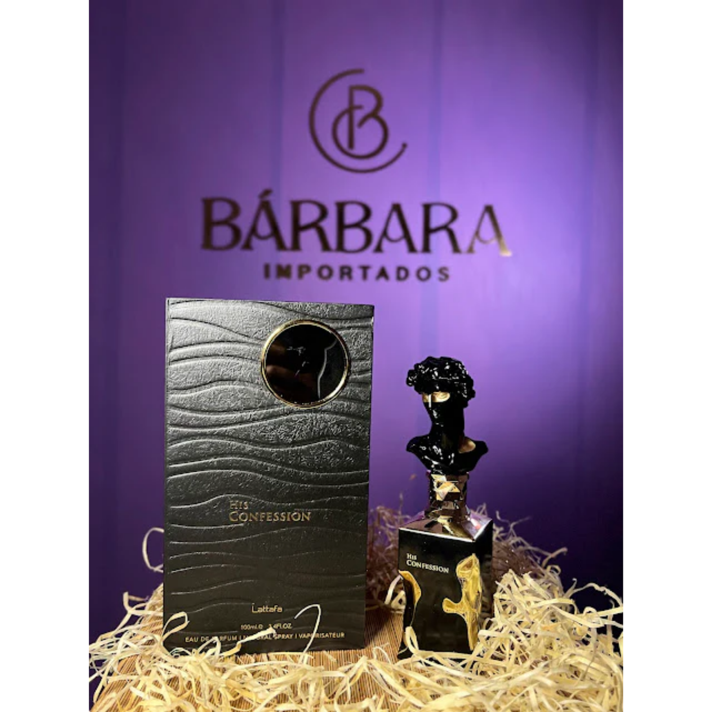 Lattafa His Confession Eau de Parfum 100ml Masculino