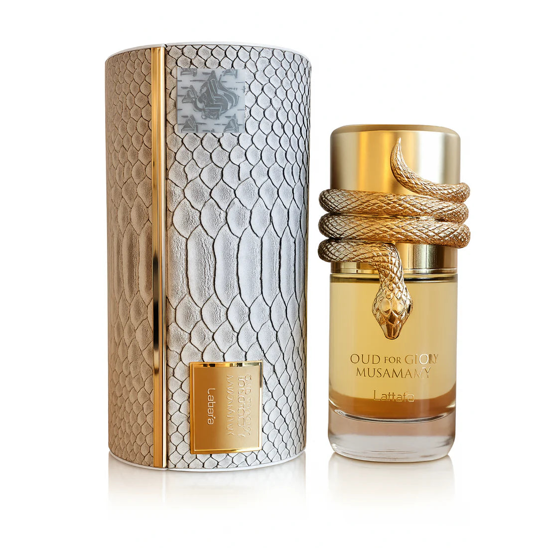 Kit Lattafa Musamam White Intense 100ml + Pasta Hidratante Angel 200g