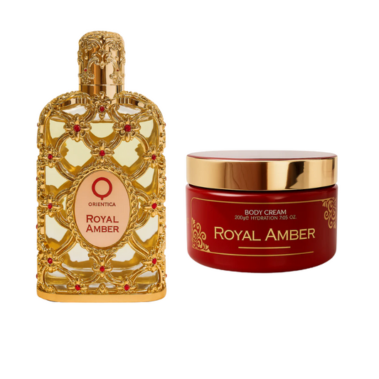 Kit Royal Amber 150ml + Pasta Hidratante Royal Amber 200g