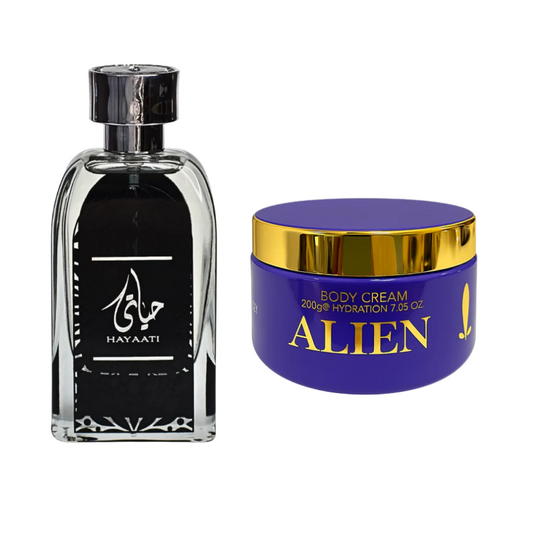 Kit Ard Al Zaafaran Hayaati 100ml + Pasta Hidratante Alien 200g