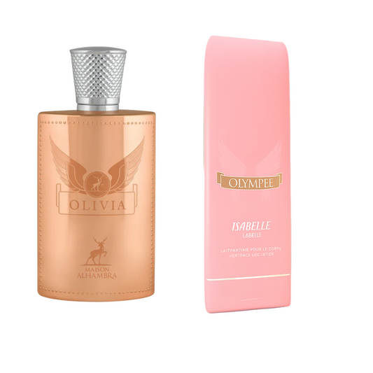 Kit Maison Alhambra Olivia 100ml + Creme Hidratante Olympée 200ml