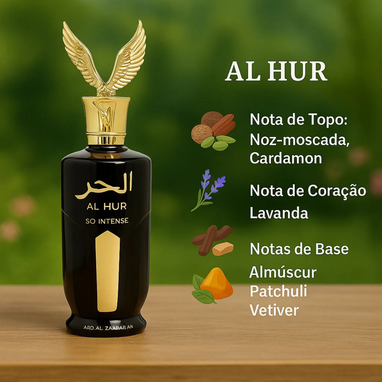 Ard Al Zaafaran Al Hur Intense Eau de Parfum 100ml Unissex