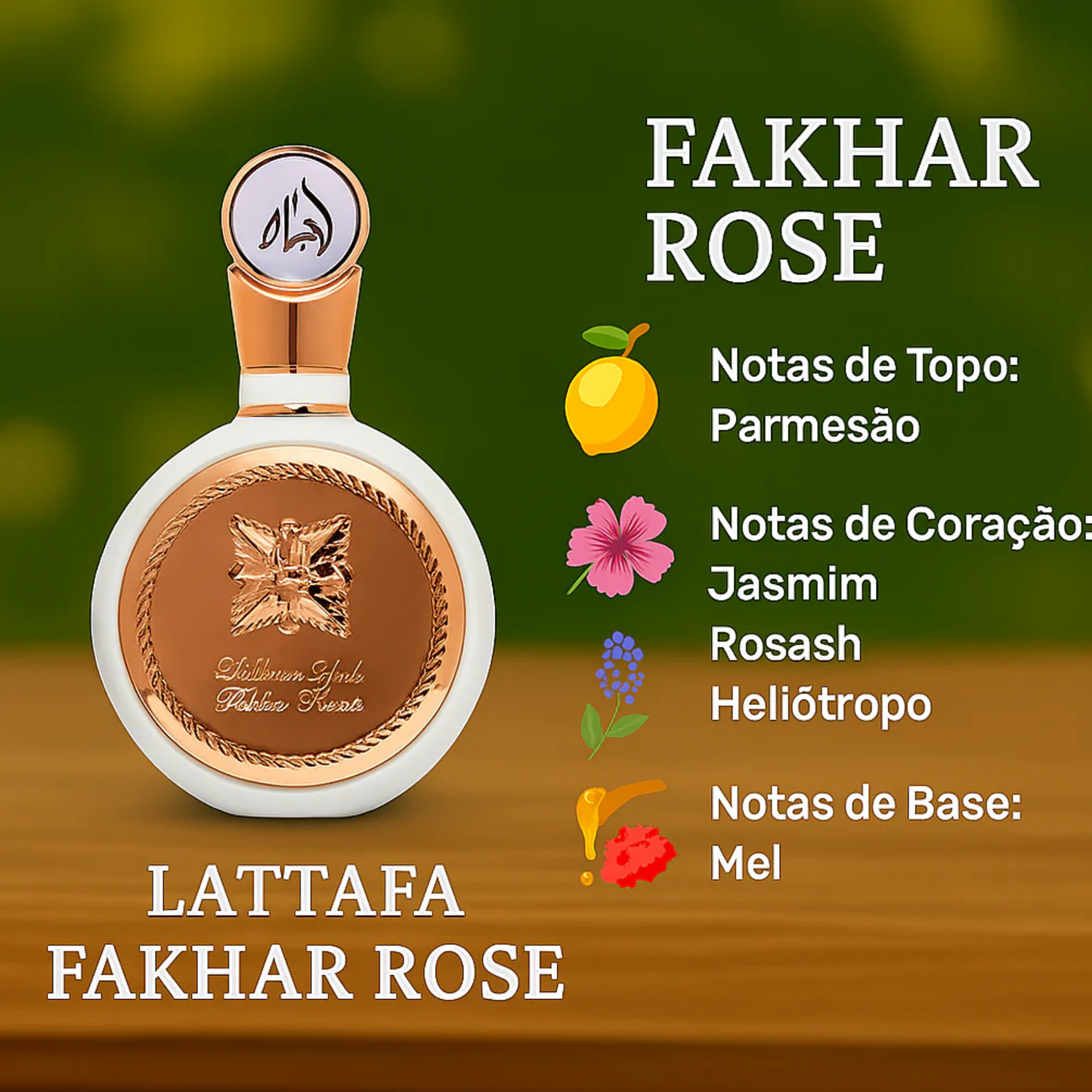 Lattafa Fakhar Rose Eau de Parfum 100ml Feminino