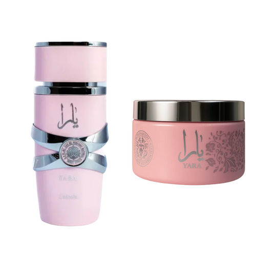 Kit Lattafa Yara + Pasta Hidratante Yara 200g