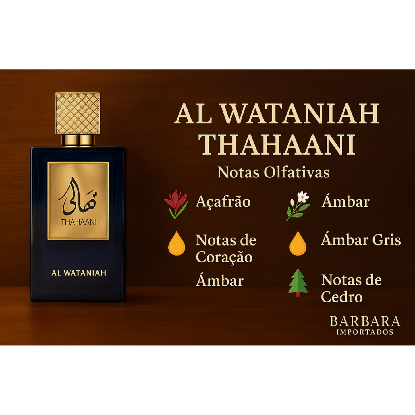 Al Wataniah Thahaani Eau de Parfum 100ml Unissex